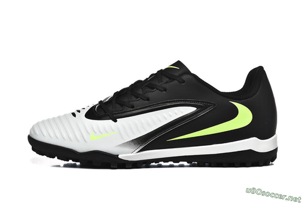 Men's Nike Phantom 6 Elite TF Football Shoes - White/Black/Yellow 0
