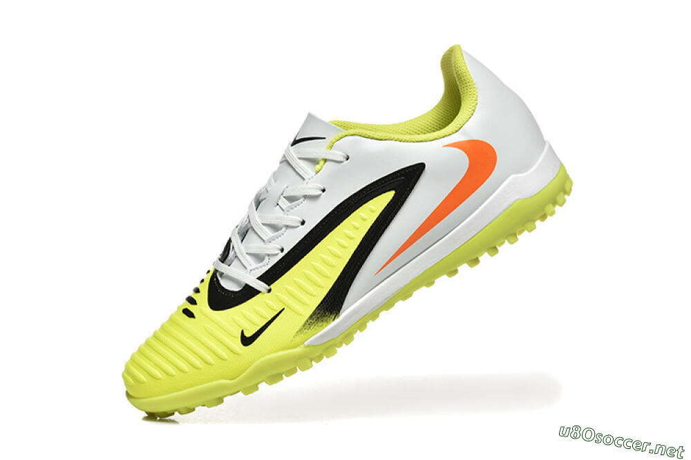 Men's Nike Phantom 6 Elite TF Football Shoes - Yellow/White/Red 8