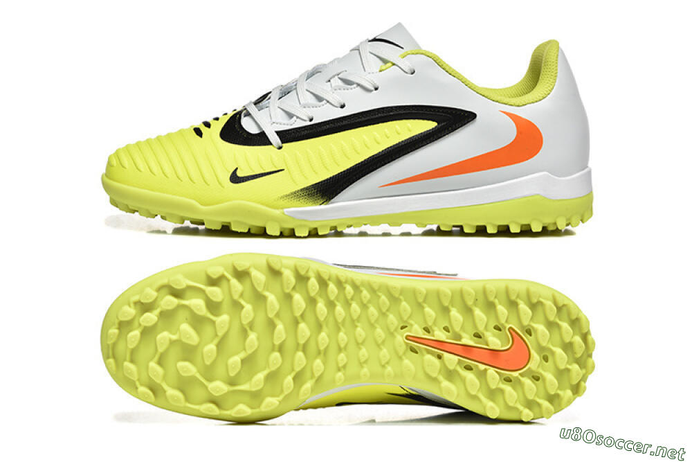 Men's Nike Phantom 6 Elite TF Football Shoes - Yellow/White/Red 1