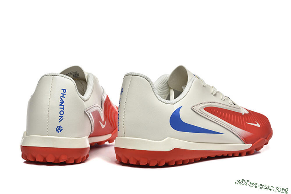 Men's Nike Phantom 6 Elite TF Football Shoes - Red/White/Blue 9