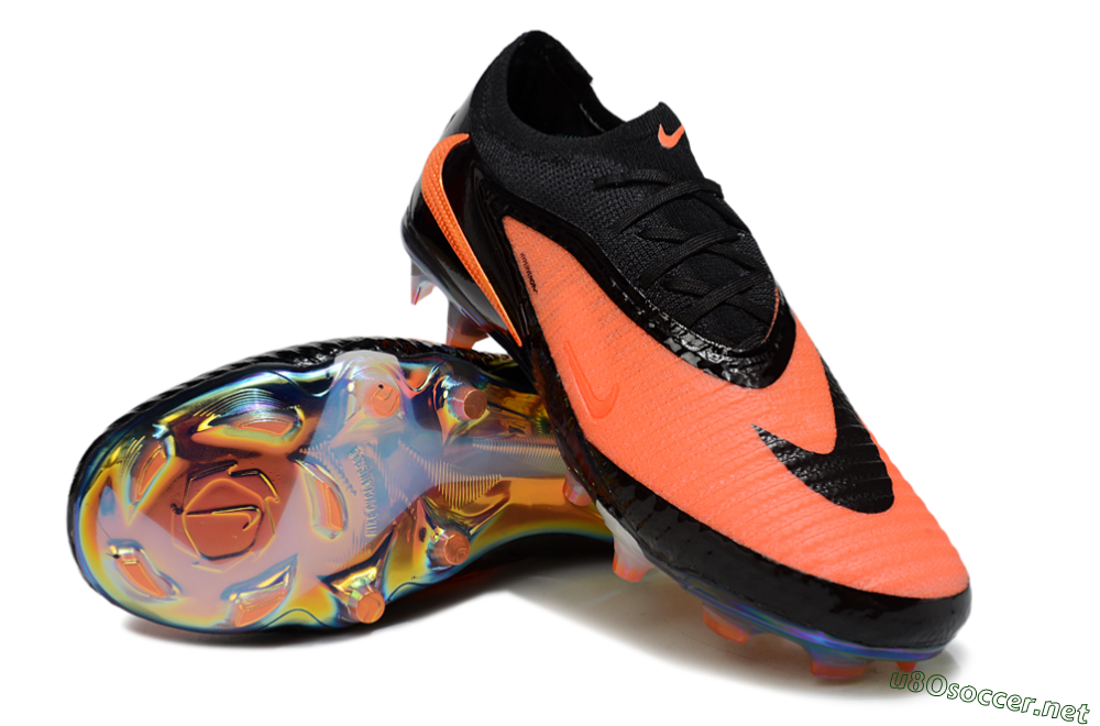 Unisex Nike Phantom 6 Elite FG Football Boots - Pink/Black/Gold 4