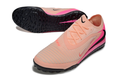 Unisex Nike Phantom 6 Elite TF Football Shoes - Pink/Black/Red