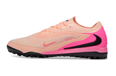 Unisex Nike Phantom 6 Elite TF Football Shoes - Pink/Black/Red