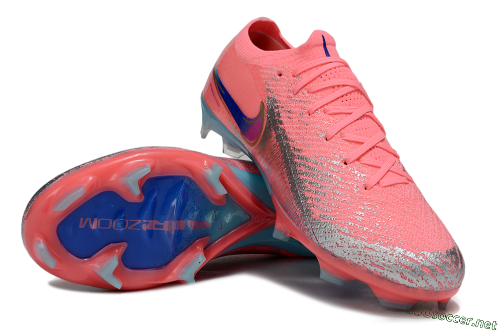 Unisex Nike Air Zoom Mercurial Vapor 16 Elite FG Football Boots - Red/Silver/Blue 4