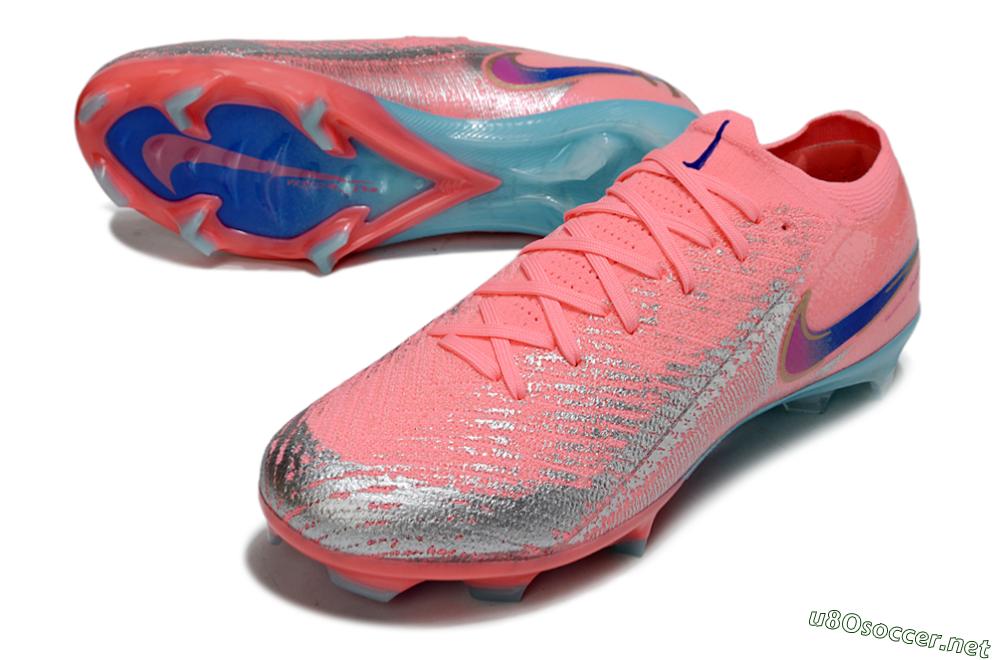 Unisex Nike Air Zoom Mercurial Vapor 16 Elite FG Football Boots - Red/Silver/Blue 3