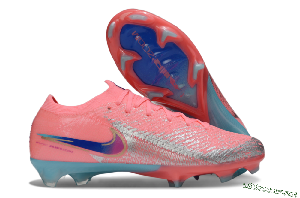 Unisex Nike Air Zoom Mercurial Vapor 16 Elite FG Football Boots - Red/Silver/Blue 2