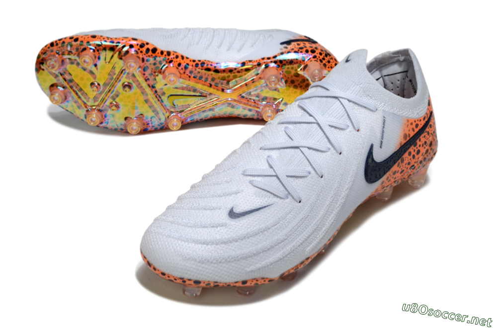 Men's Nike Phantom GX 2 Elite AG Football Boots - Grey/Black/Leopard 3
