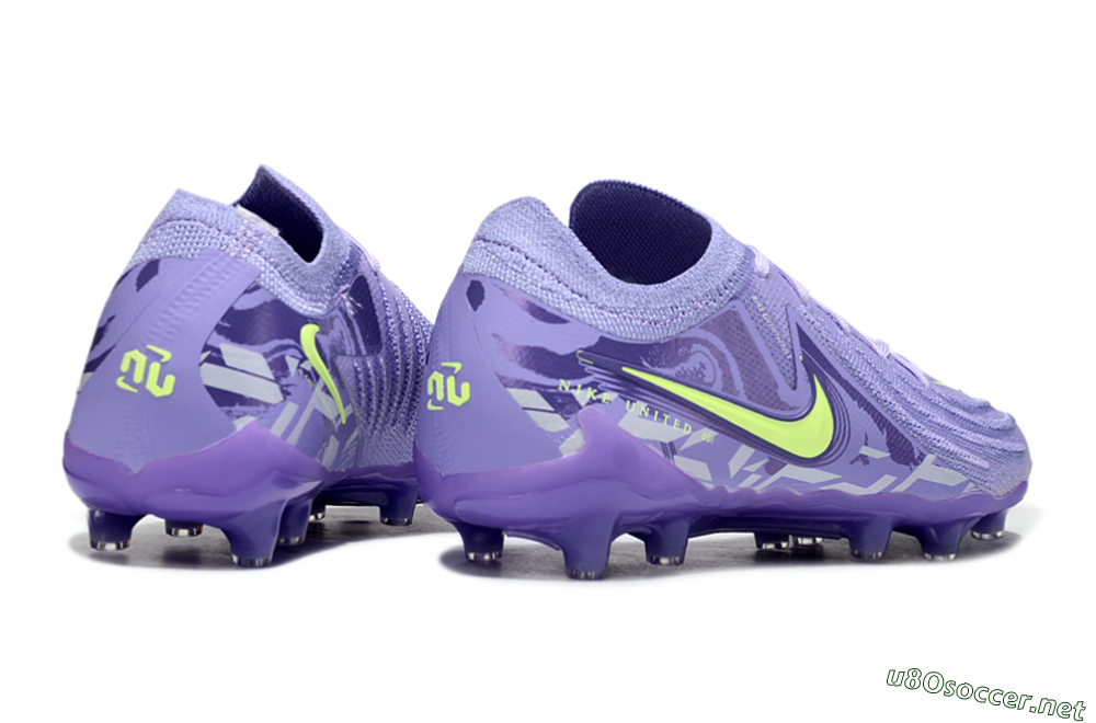 Men's Nike Phantom GX 2 Elite AG Football Boots - Purple/Yellow 7