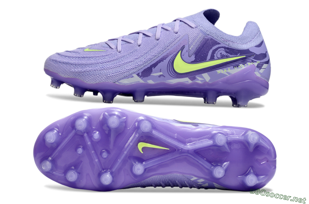 Men's Nike Phantom GX 2 Elite AG Football Boots - Purple/Yellow 1