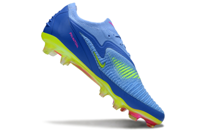 Men's Nike Phantom 6 Elite FG Football Boots - Blue/Pink/Yellow