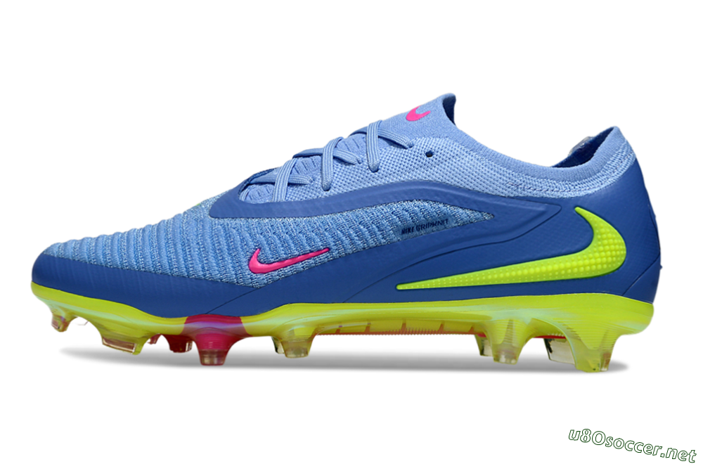 Men's Nike Phantom 6 Elite FG Football Boots - Blue/Pink/Yellow 0