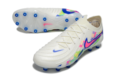 Men's Nike Phantom GX 2 Elite AG Football Boots - White/Blue/Pink