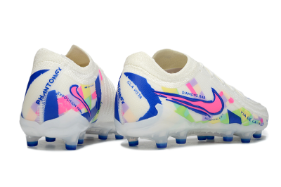 Men's Nike Phantom GX 2 Elite AG Football Boots - White/Blue/Pink