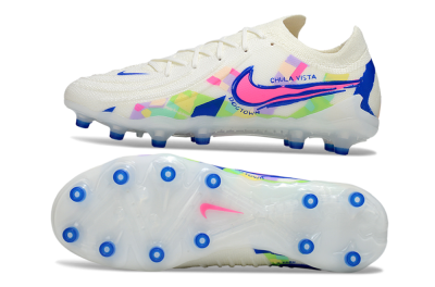 Men's Nike Phantom GX 2 Elite AG Football Boots - White/Blue/Pink