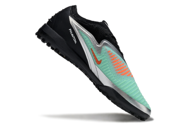 Men's Nike Phantom 6 Elite TF Football Shoes - Jade/Silver/Black