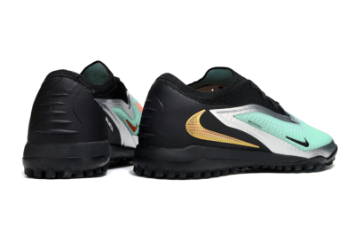 Men's Nike Phantom 6 Elite TF Football Shoes - Jade/Silver/Black