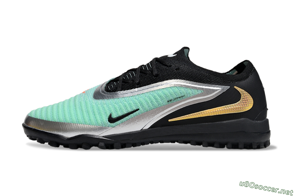 Men's Nike Phantom 6 Elite TF Football Shoes - Jade/Silver/Black 0