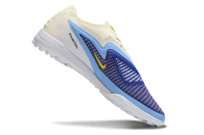 Men's Nike Phantom 6 Elite TF Football Shoes - Blue/White/Jade