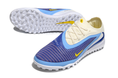 Men's Nike Phantom 6 Elite TF Football Shoes - Blue/White/Jade