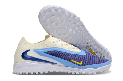 Men's Nike Phantom 6 Elite TF Football Shoes - Blue/White/Jade