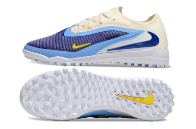 Men's Nike Phantom 6 Elite TF Football Shoes - Blue/White/Jade