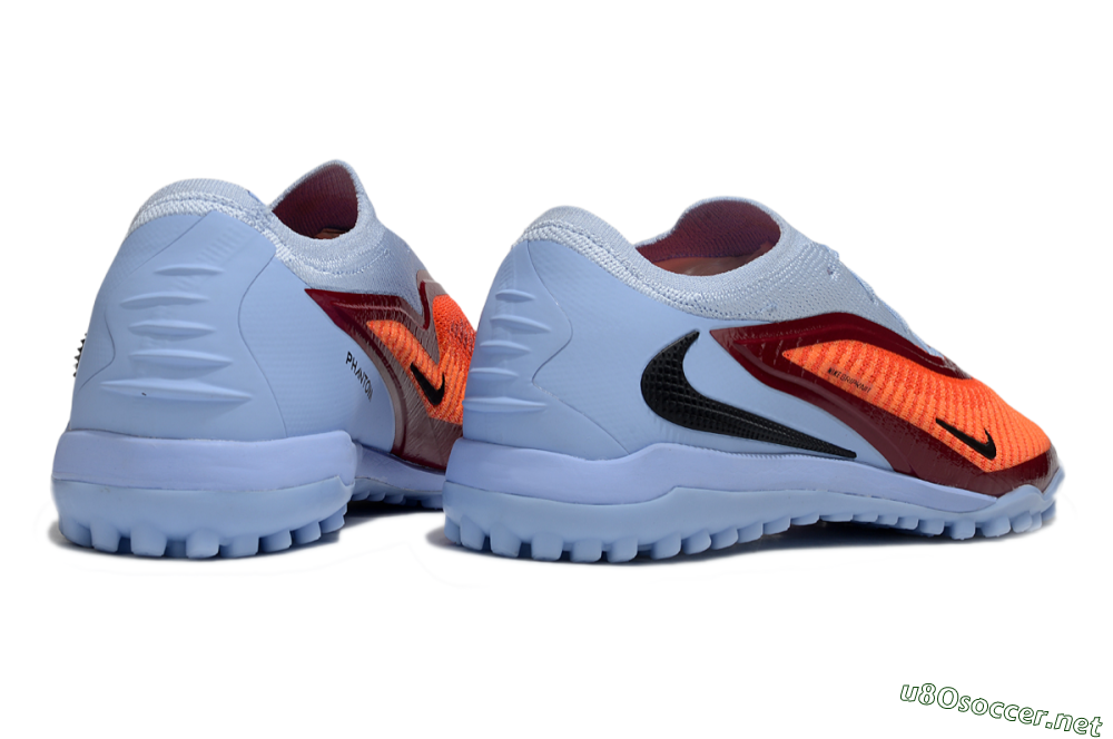 Men's Nike Phantom 6 Elite TF Football Shoes - Red/Jade/Black 6