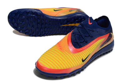 Men's Nike Phantom 6 Elite TF Football Shoes - Yellow/Red/Blue
