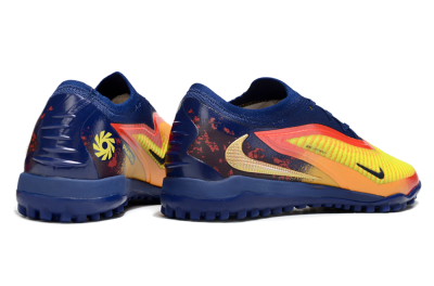 Men's Nike Phantom 6 Elite TF Football Shoes - Yellow/Red/Blue