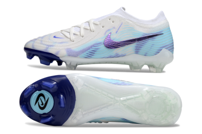 Men's Nike Phantom GX 2 Elite FG Football Boots - White/Purple/Jade