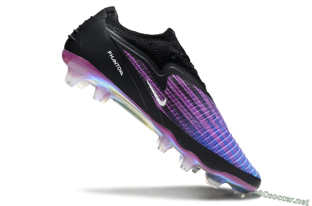 Men's Nike Phantom 6 Elite FG Football Boots - Blue/Black/Purple 4