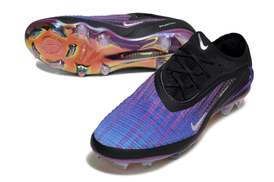 Men's Nike Phantom 6 Elite FG Football Boots - Blue/Black/Purple