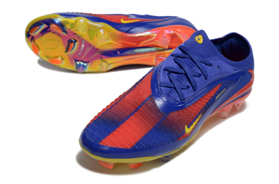 Men's Nike Phantom 6 Elite FG Football Boots - Blue/Red/Yellow