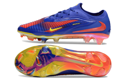 Men's Nike Phantom 6 Elite FG Football Boots - Blue/Red/Yellow