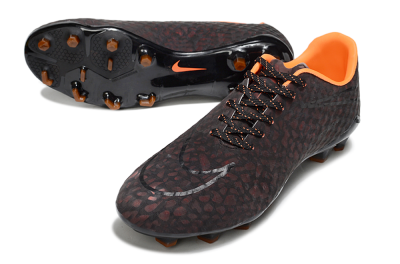 Men's Nike Hypervenom Phantom FG Football Boots - Black/Red