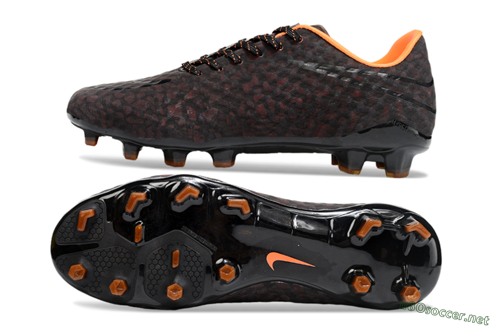 Men's Nike Hypervenom Phantom FG Football Boots - Black/Red 1