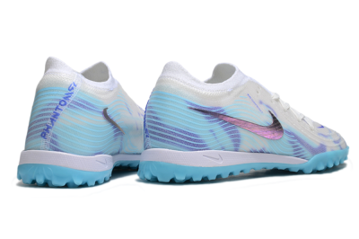 Men's Nike Phantom GX 2 Elite TF Football Shoes - White/Purple/Jade