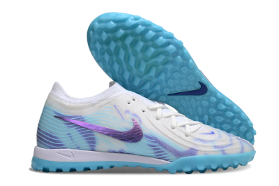 Men's Nike Phantom GX 2 Elite TF Football Shoes - White/Purple/Jade
