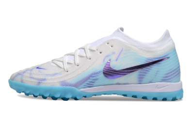 Men's Nike Phantom GX 2 Elite TF Football Shoes - White/Purple/Jade