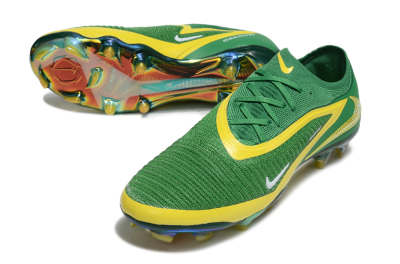 Men's Nike Phantom 6 Elite FG Football Boots - Green/Yellow/Black