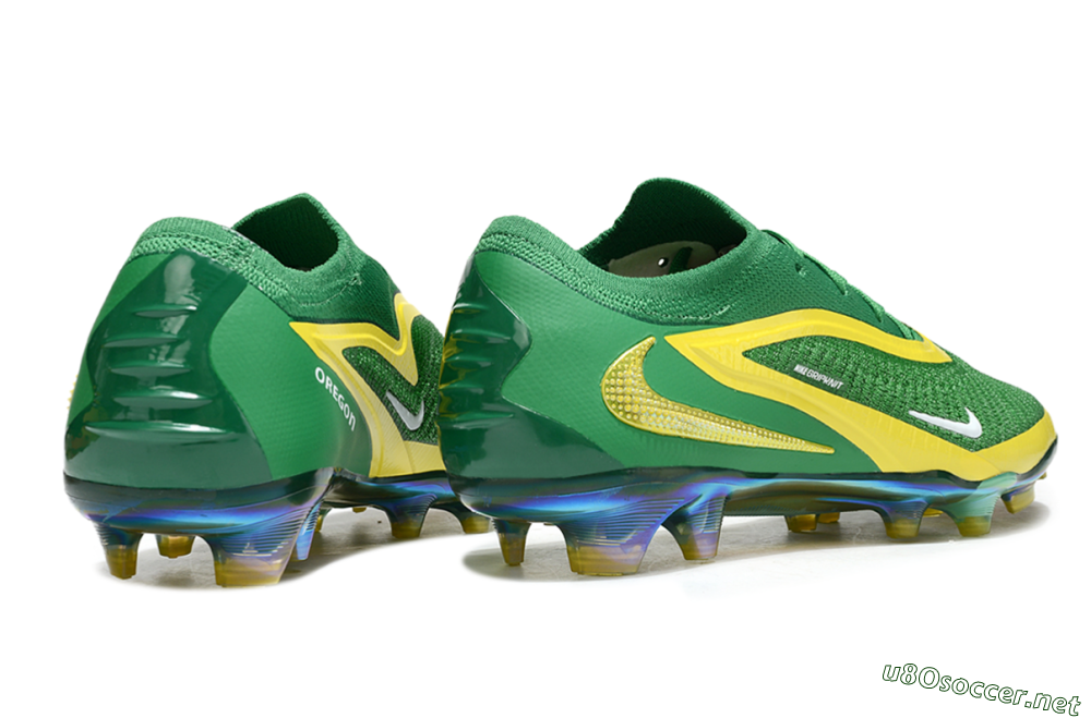 Men's Nike Phantom 6 Elite FG Football Boots - Green/Yellow/Black 6