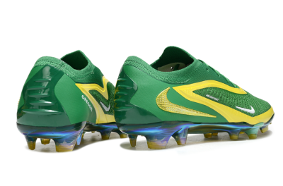 Men's Nike Phantom 6 Elite FG Football Boots - Green/Yellow/Black