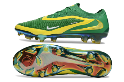 Men's Nike Phantom 6 Elite FG Football Boots - Green/Yellow/Black
