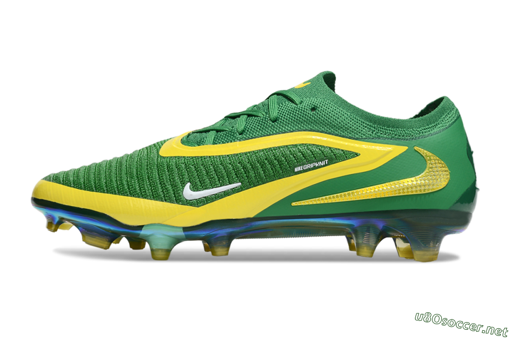 Men's Nike Phantom 6 Elite FG Football Boots - Green/Yellow/Black 0