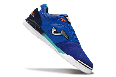 Men's Joma Top Flex IC Football Shoes - Blue/Silver/Black