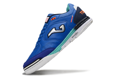 Men's Joma Top Flex IC Football Shoes - Blue/Silver/Black