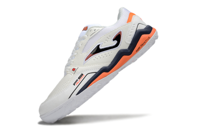 Men's Joma Top Flex TF Football Shoes - White/Blue/Red