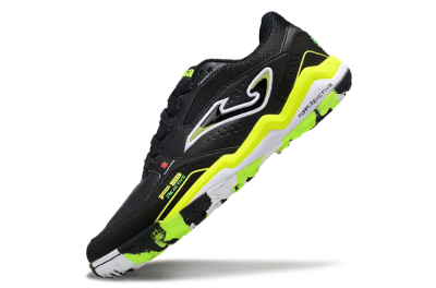Men's Joma Top Flex TF Football Shoes - Black/White/Yellow