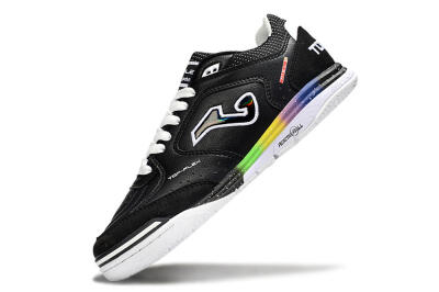 Men's Joma Top Flex IC Football Shoes - Black/White/Red