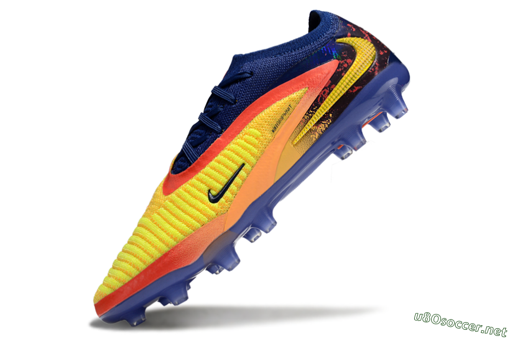 Unisex Nike Phantom 6 Elite AG Football Boots - Yellow/Red/Blue 5