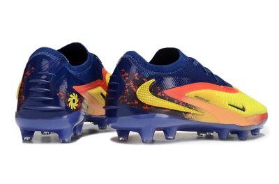 Unisex Nike Phantom 6 Elite AG Football Boots - Yellow/Red/Blue